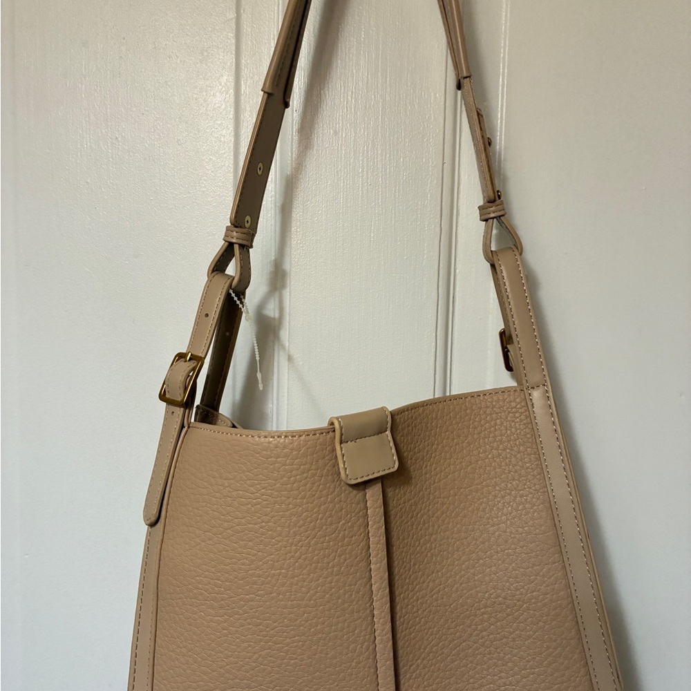 Antik Kraft Beige Shoulder Bag